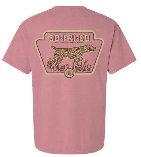 Old School Camo Badge- Mauve