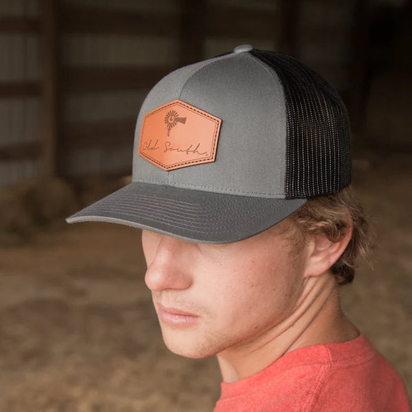 Signature Leather Patch- Graphite/Black