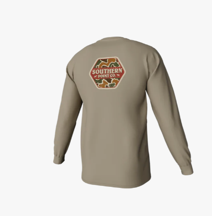 LS Camo Logo Pocket Tee - Sandstone