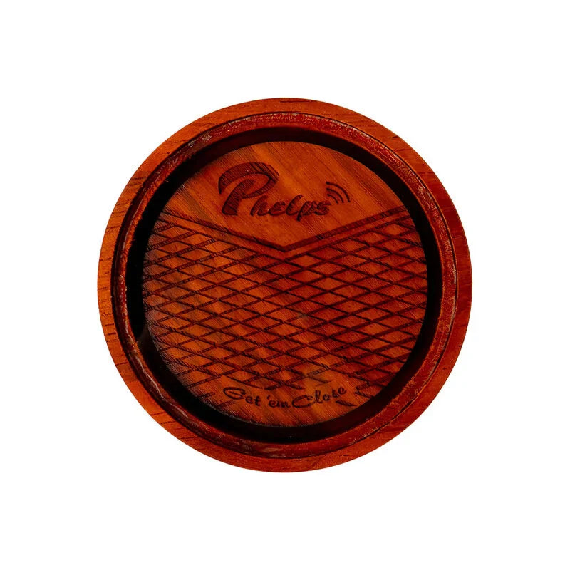 Phelps Padauk Pot - Crystal Over Glass Pot Call