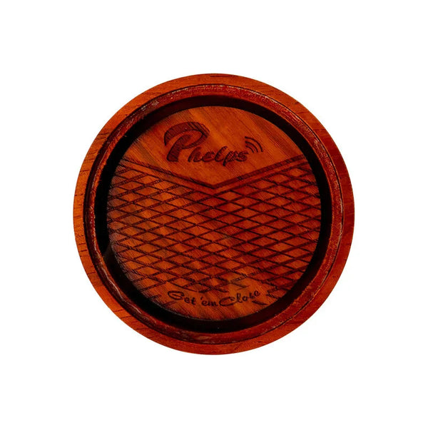 Phelps Padauk Pot - Crystal Over Glass Pot Call