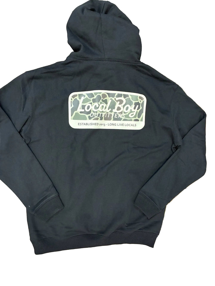 Brushwood Hoodie Brush Camo Mark - Black