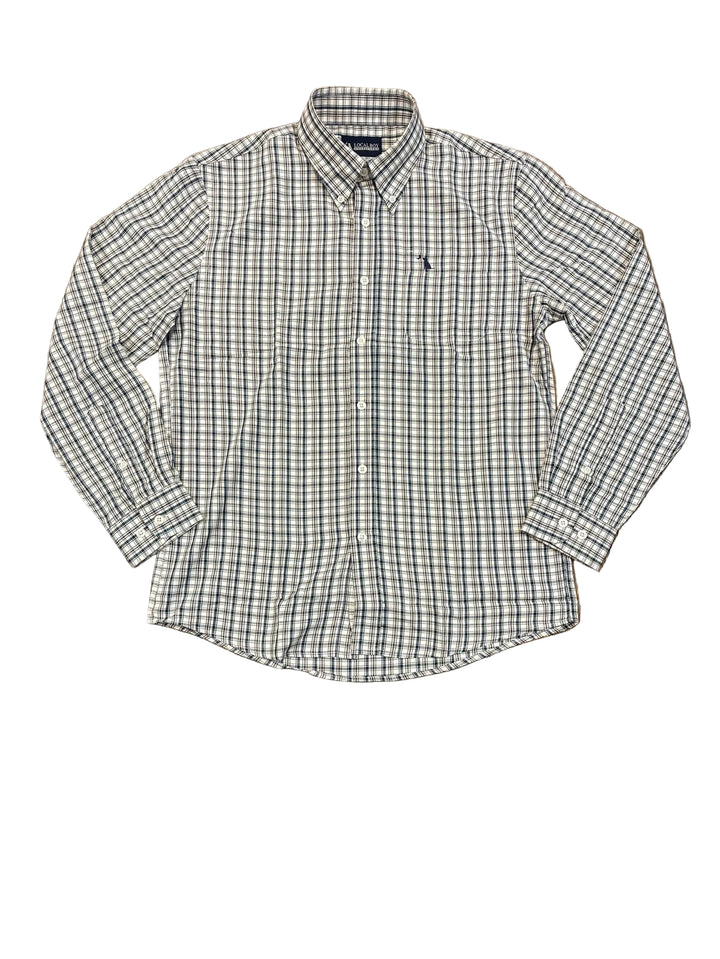 McNally Dress Shirt - Cream/Brown/Navy