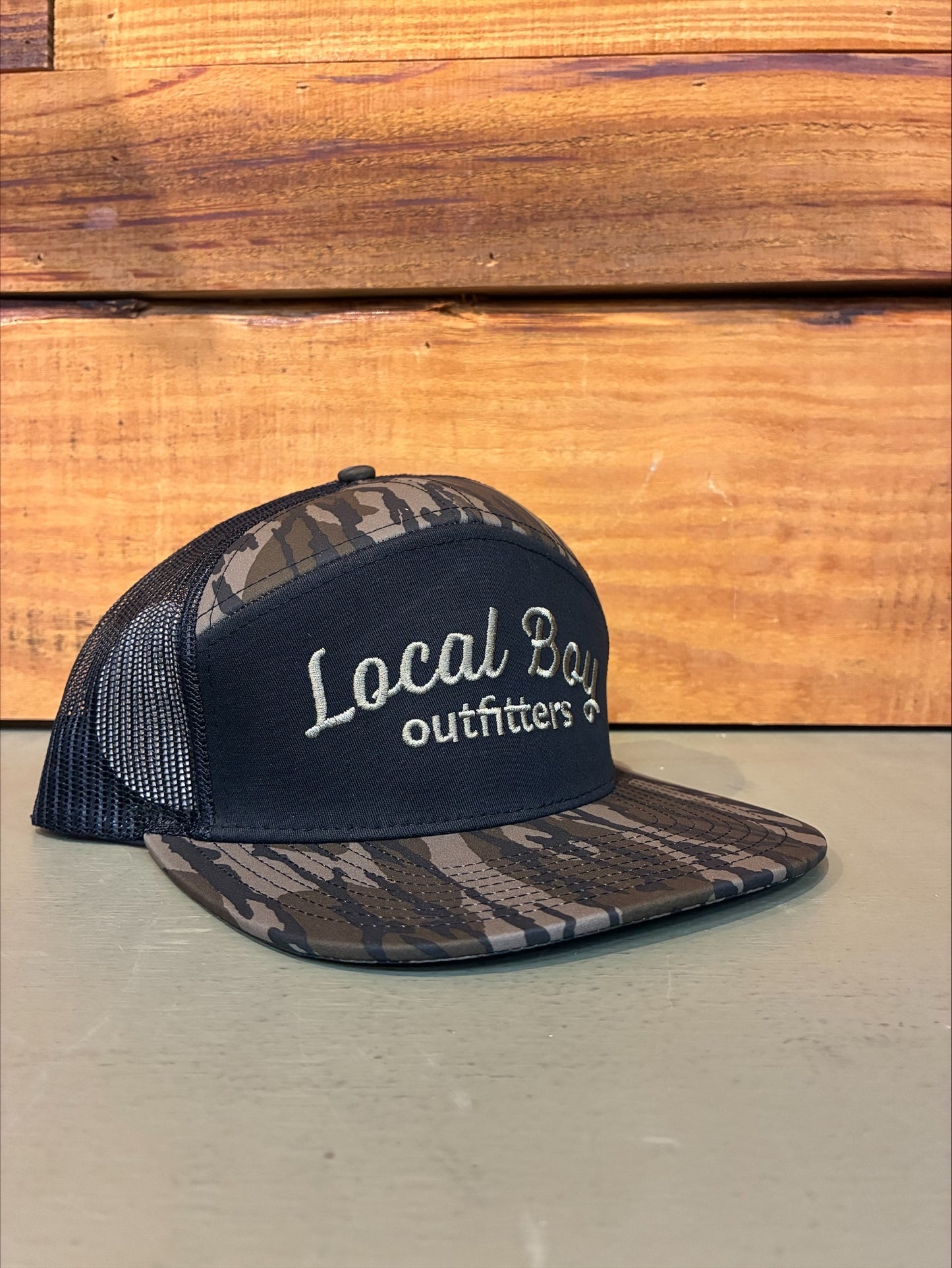 Simple Script 7 Panel Hat - Mossy Oak Original Bottomland