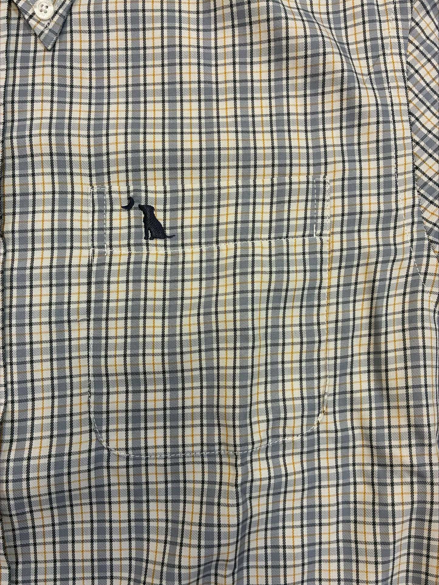 Faulk Dress Shirt - Slate/Rust/Navy