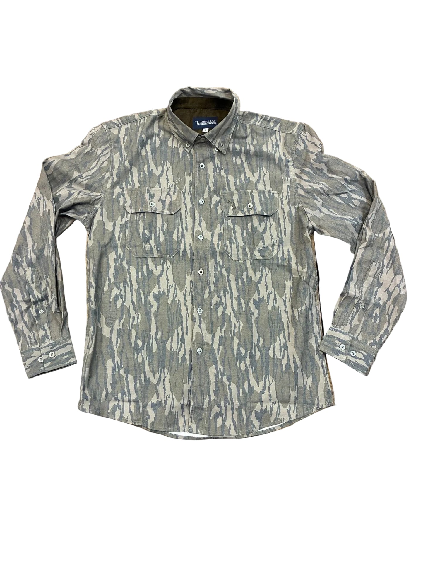 Camo Button Up - Mossy Oak Original Bottomland