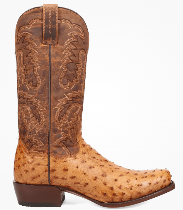 Marco Full Quill Ostrich Boot Saddle