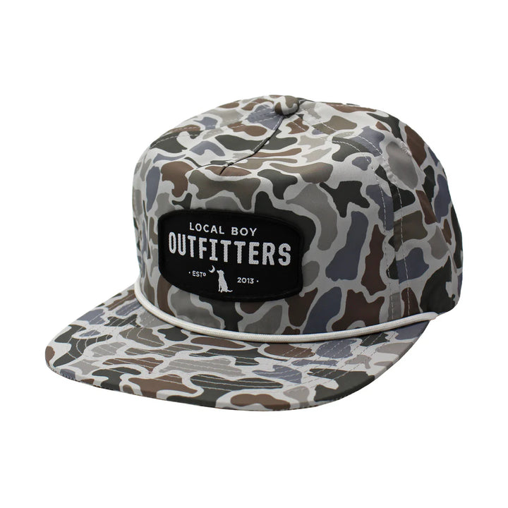 Woven Patch Low Profile Rope Hat