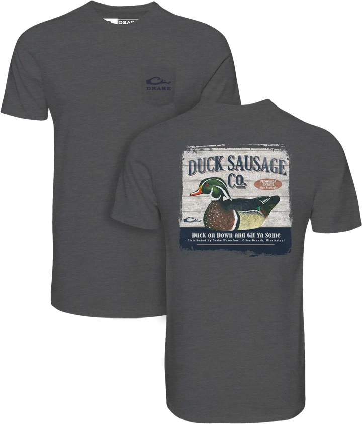 Duck Sausage SS Tee- Kalamata Light Heather (Copy)