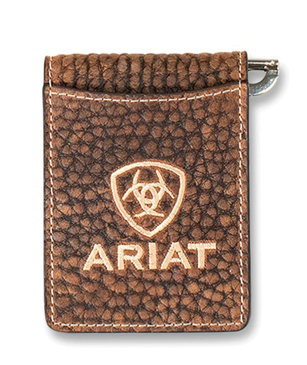 Bullhide Embroidered Logo Money Clip Wallet