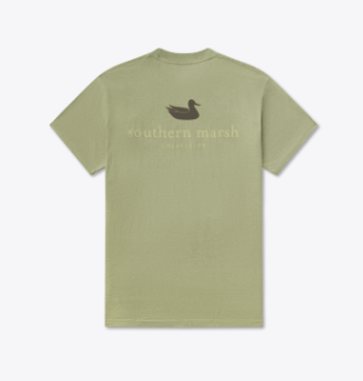 Authentic Seawash Tee- Brigade Olive