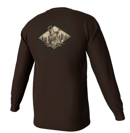 Youth Diamond Quail LS Tee- Gunstock