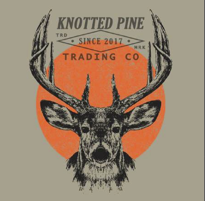 Knotted Pine Deer Ad LS Tee