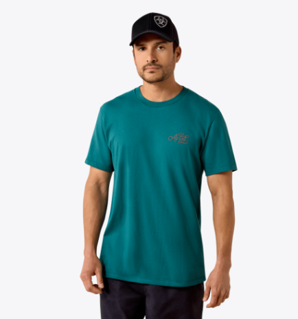 MNS Ariat Cattle Skull Freedom Classic Fit T-Shirt