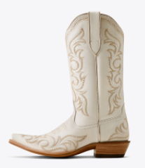 Hazen Western Boot- Ivory Pearl