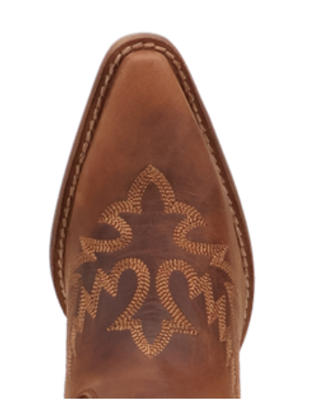 Rocky Top Leather Bootie- Brown