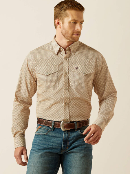 Wrinkle Free Eddie Fitted Shirt