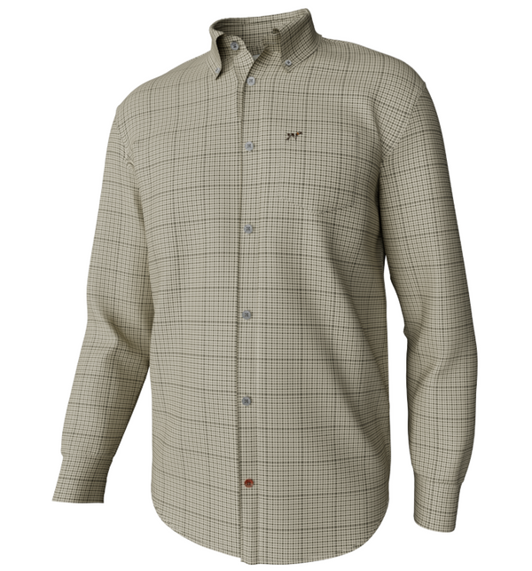 Youth Hadley Vintage LS Button Up- Harper Houndstooth