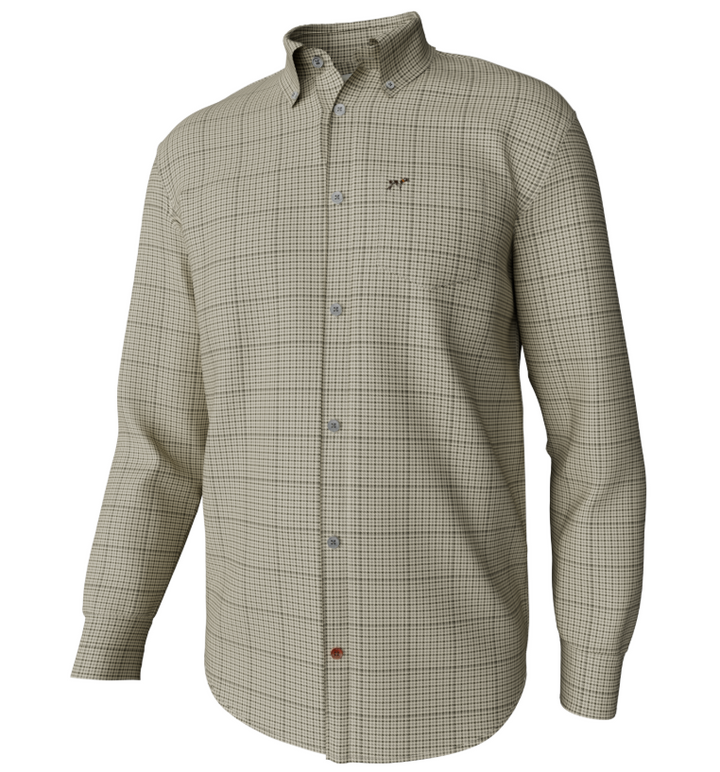 Youth Hadley Vintage LS Button Up- Harper Houndstooth