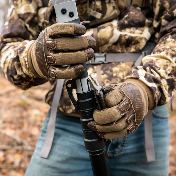 Shale Touch Hybrid Gloves - Darkwater