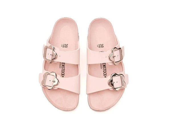 Girls' Arizona Flower Buckle Birko-Flor Sandals - Light Rose