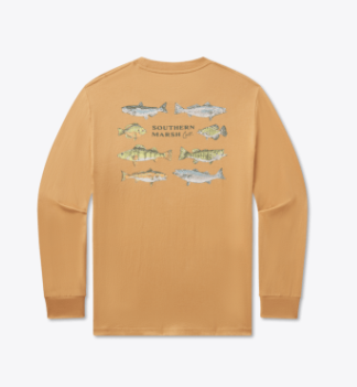 LS Southern Swimmers Tee - Camel