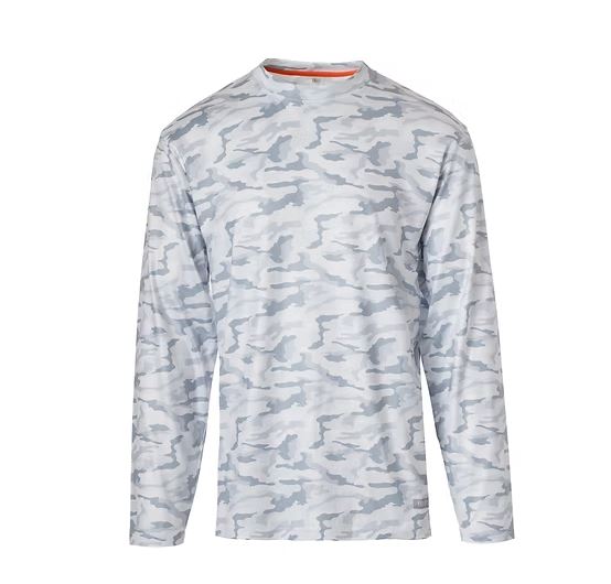 Snow Camo L/S Dry-Fit Tee