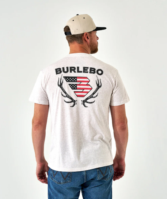 SS Tee - Elk Horn Logo - Oatmeal