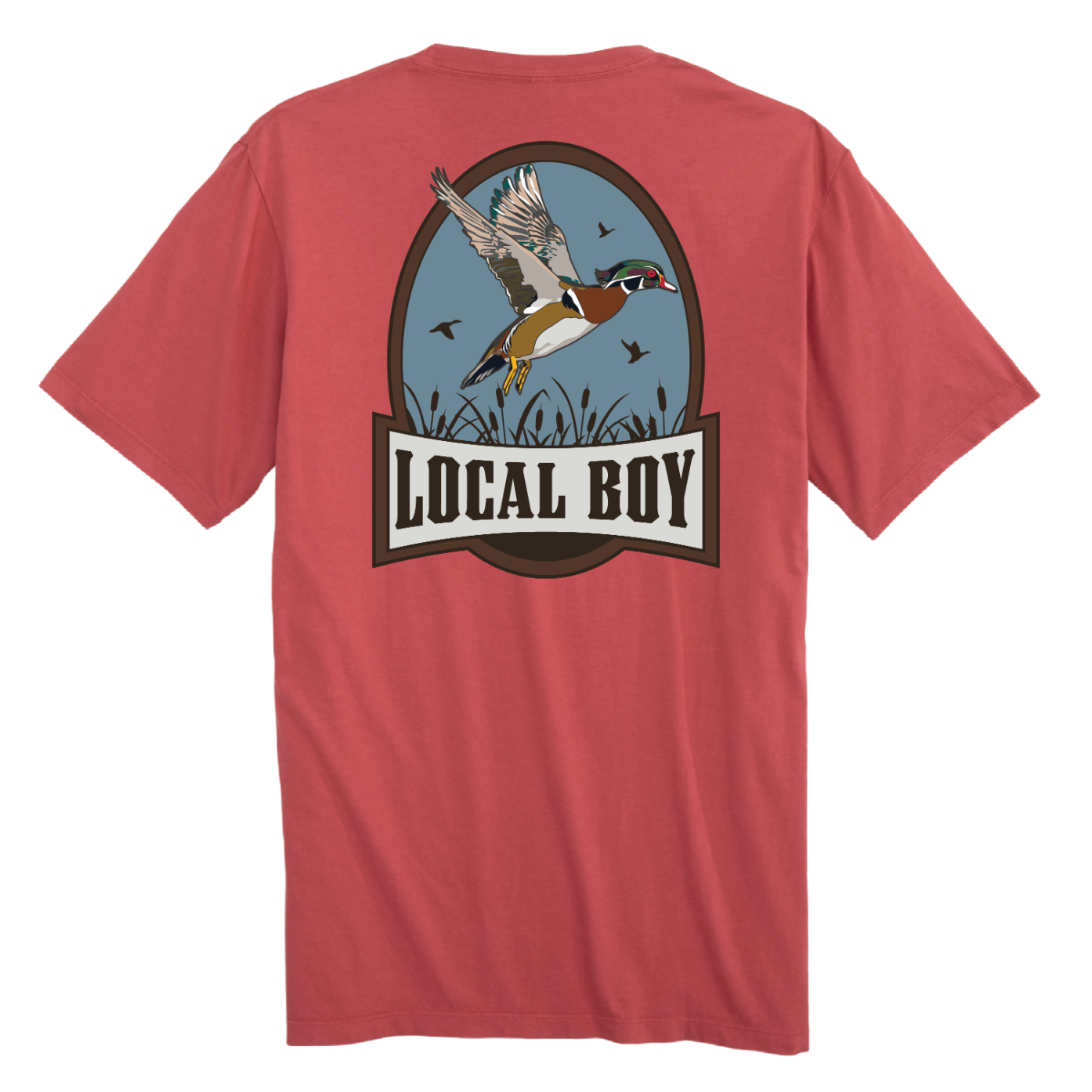 Swamp Duck SS Tee - Brick