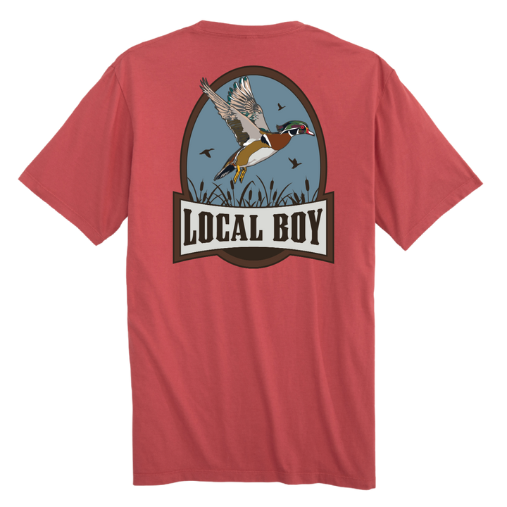 Swamp Duck SS Tee - Brick