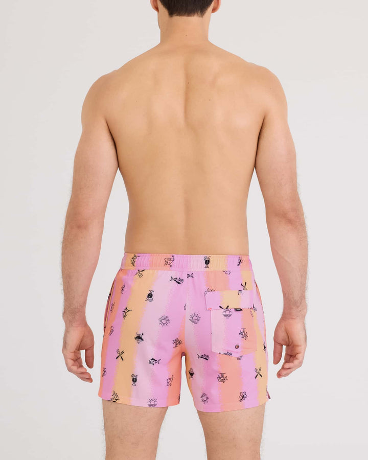 Oh Buoy 2N1 Volley 5" Trunk - Iconic Summer