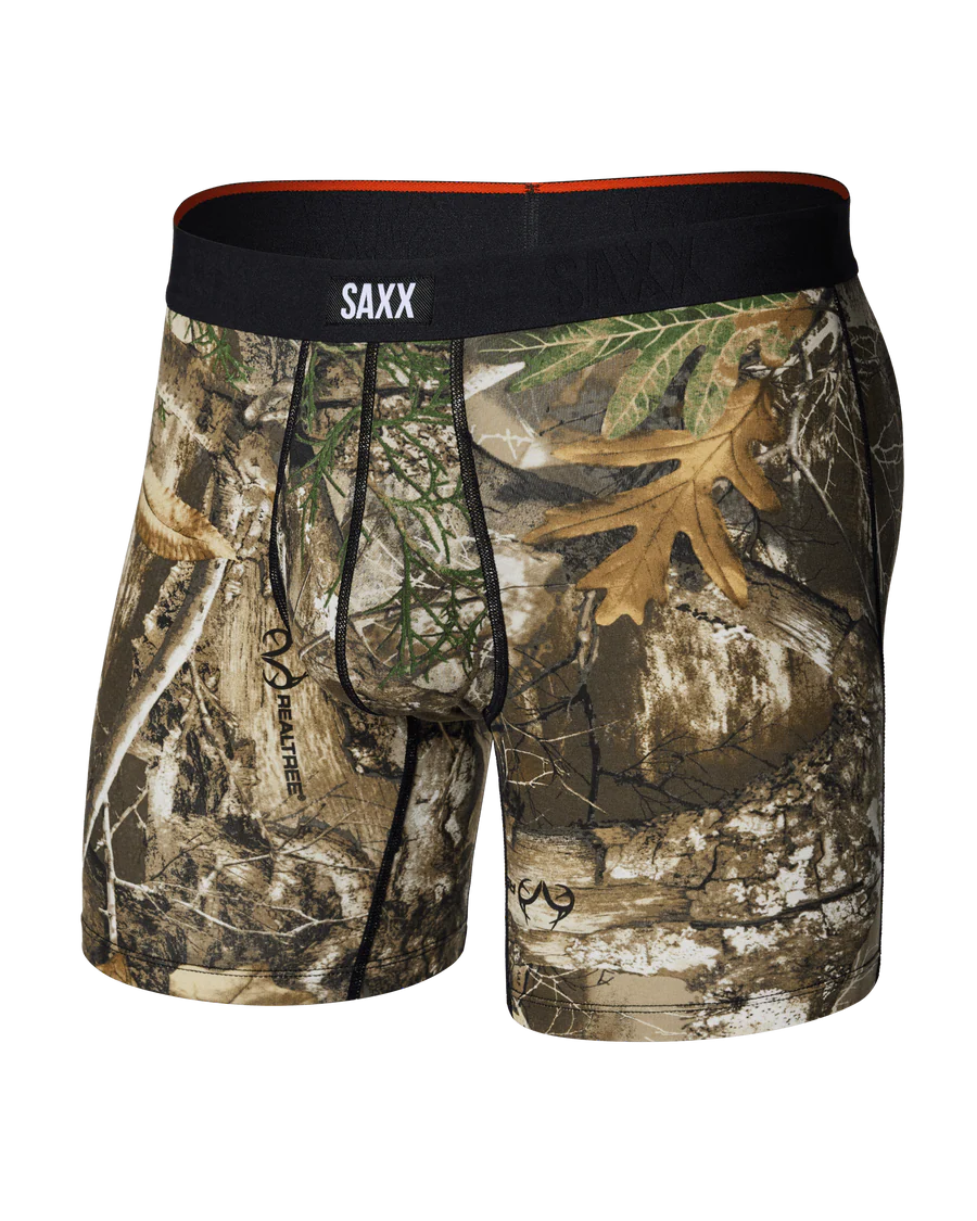 Vibe Xtra Soft Comfort Everyday Boxer Brief 6" - Realtree Edge