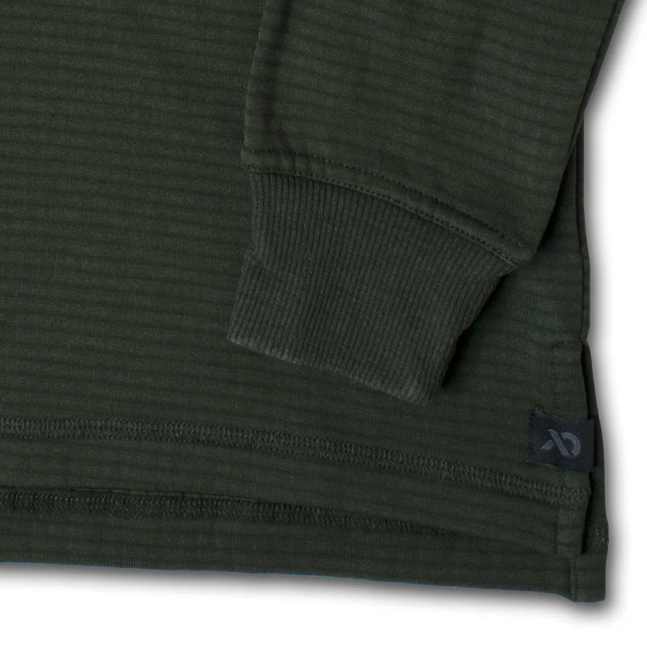 ThermaGrid Merino Wool Hoody - Dark Moss