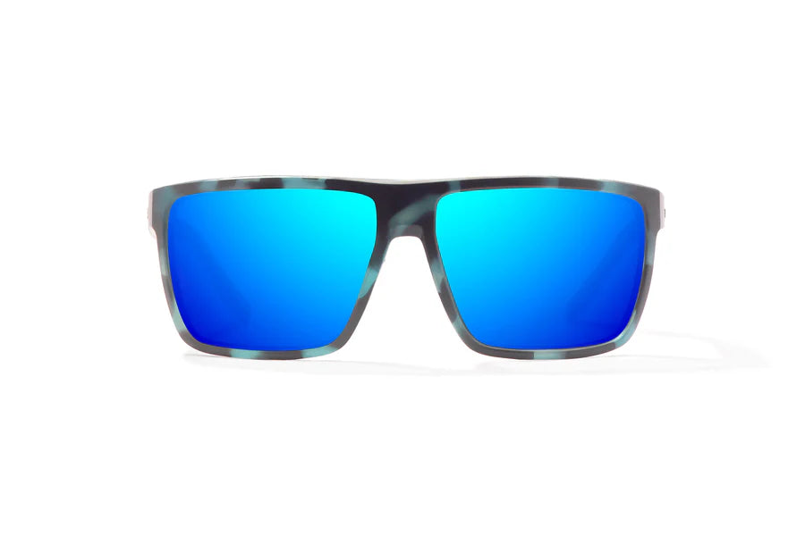 Toads Matte Blue Water with Blue Mirror Glass Lenses