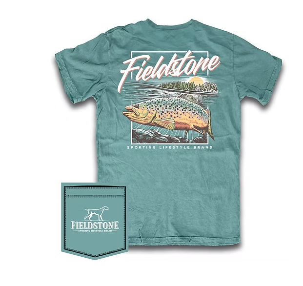 Speckled Trout Tee - Seafoam