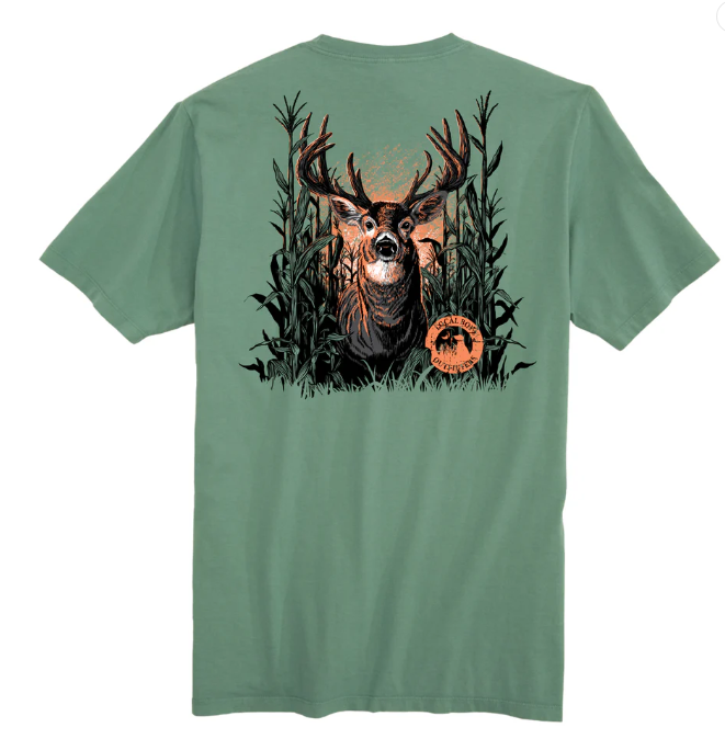 Buck Maize SS Tee - Light Green