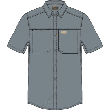 Lenwood Tech Shortsleeve Shirt - Steel