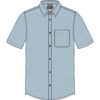 Delray Denim Short Sleeve Shirt - Light Denim