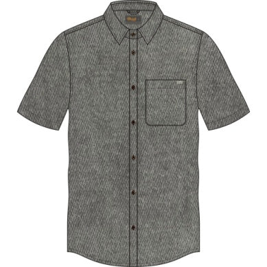Delray Denim Short Sleeve Shirt - Light Gray