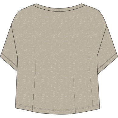 Buxton Flowy Tee - Khaki Heather