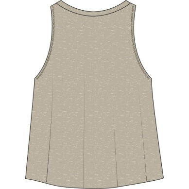 Women's Buxton Flowy Tank - Khaki Heather