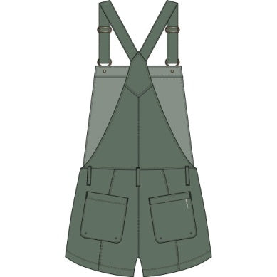 Women's Escape Shortalls - Thyme