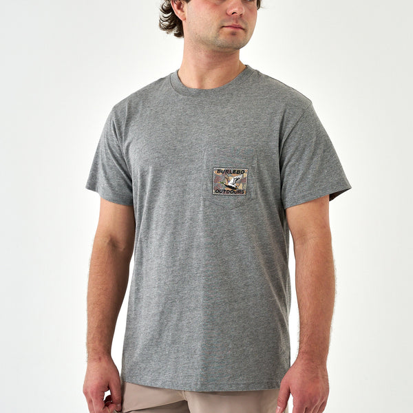 SS Tee - Mallard Duck Stamp - Dark Heather Grey