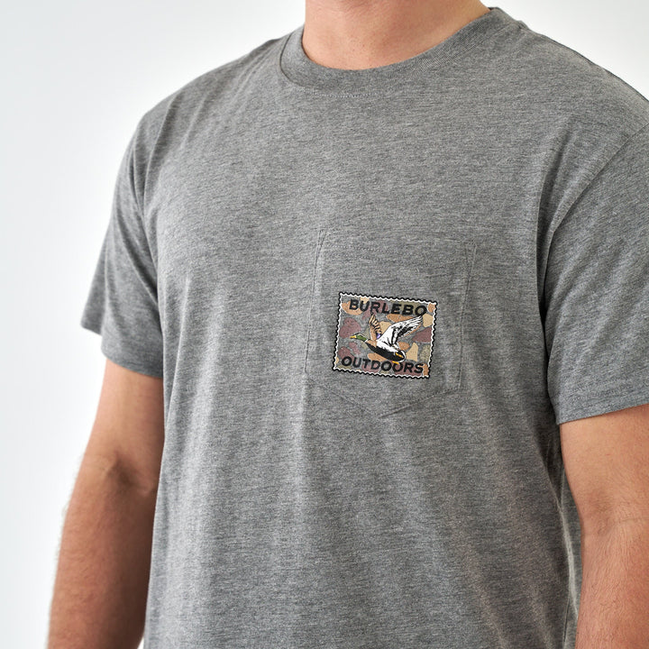 SS Tee - Mallard Duck Stamp - Dark Heather Grey