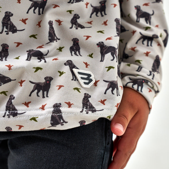 Youth Performance Hoodie - Ducks and Dogs