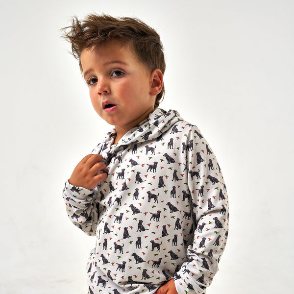 Youth Performance Hoodie - Ducks and Dogs