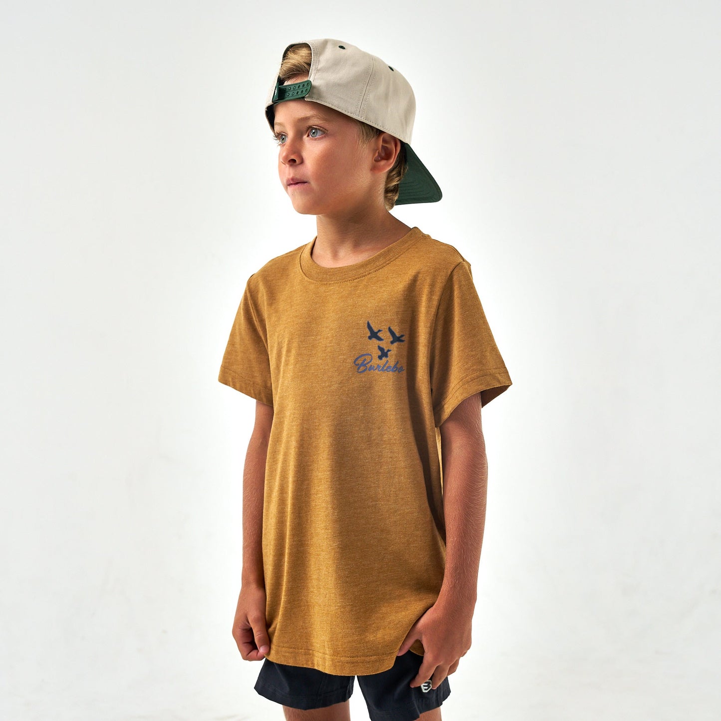Youth Tee - Duck Dog - Light Brown
