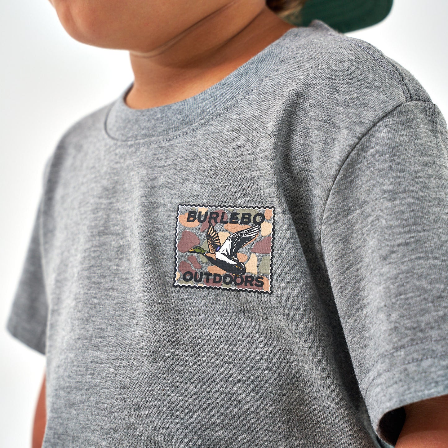 Youth Tee - Mallard Duck Stamp - Dark Heather Grey