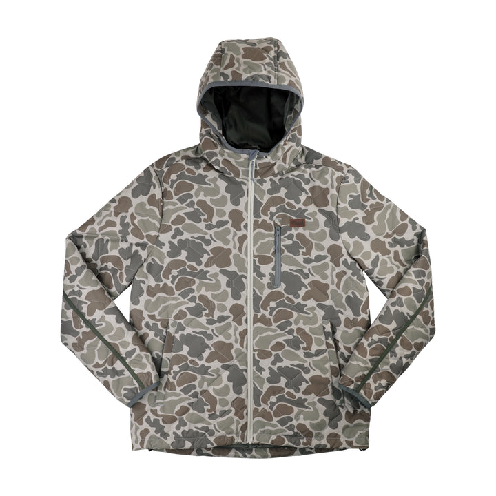 Barnwell Puff Jacket - Dark Green Mallard Camo