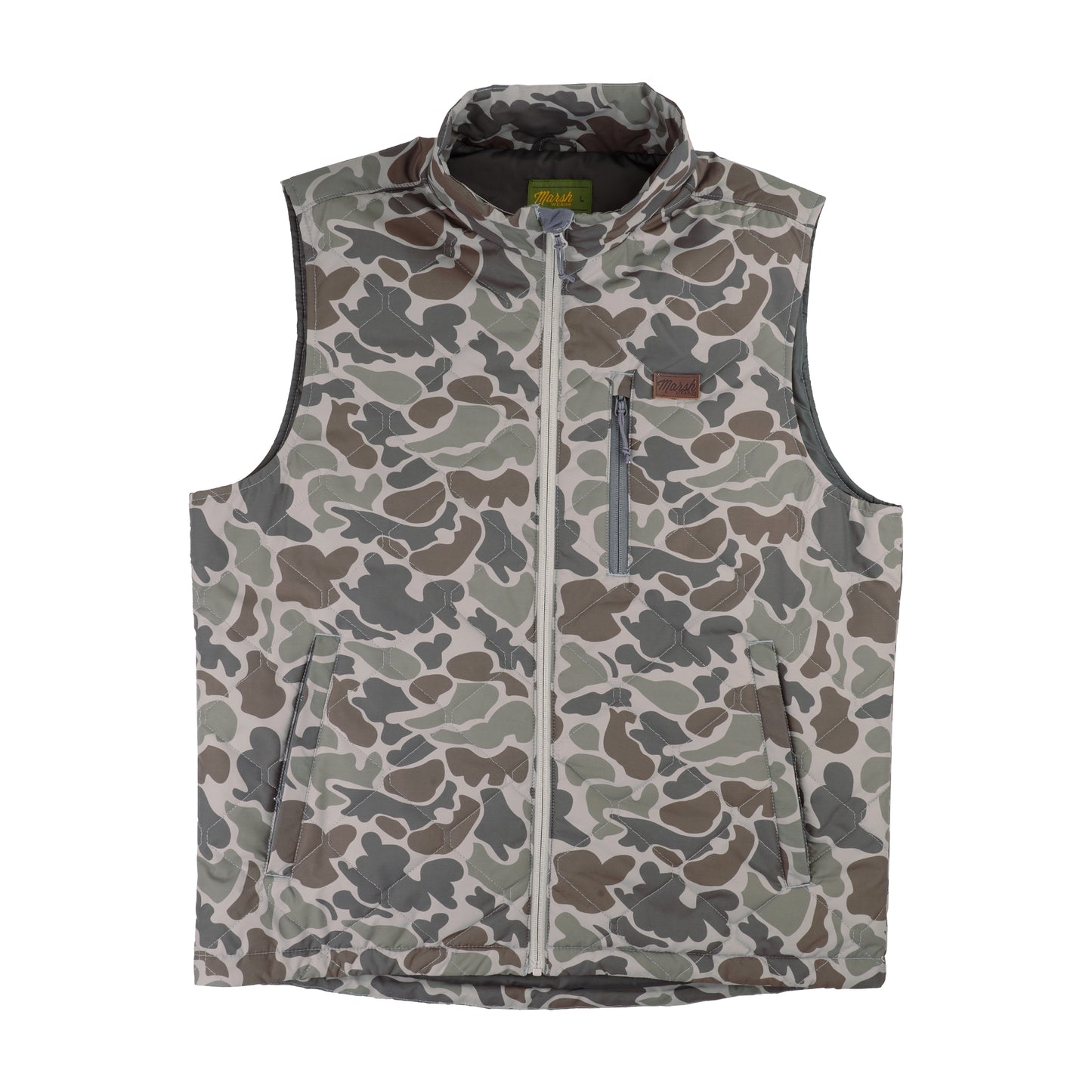 Barnwell Puff Vest - Dark Green Mallard Camo